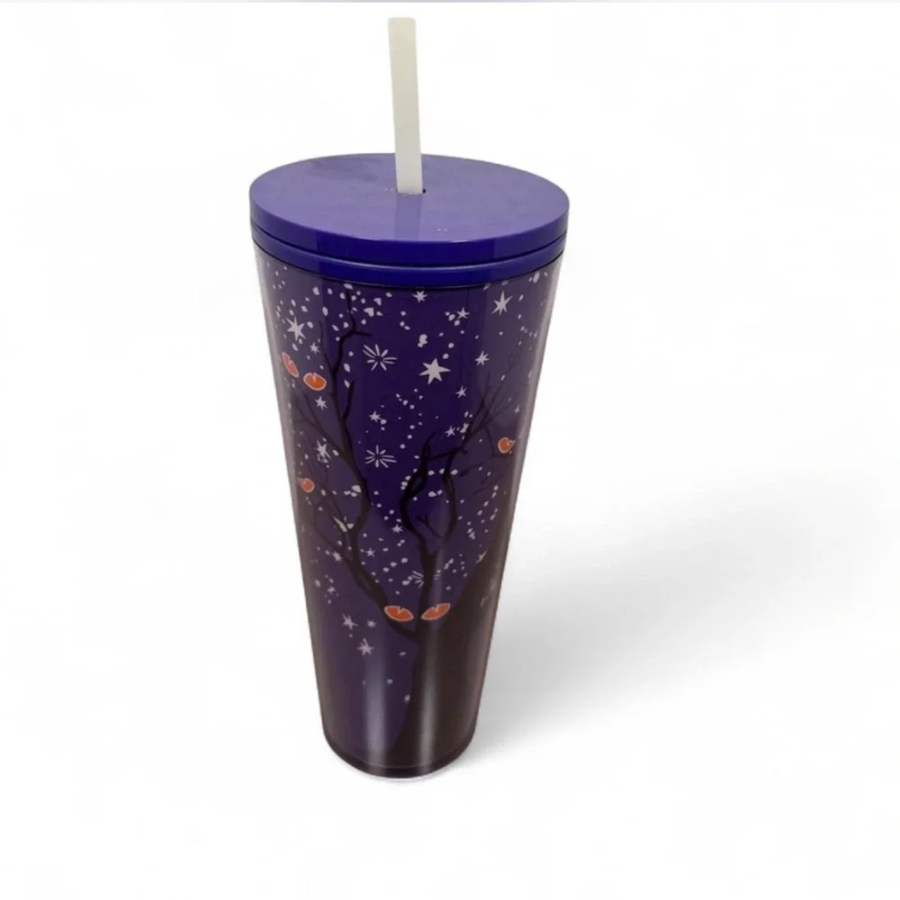 2022 Starbucks Deep Purple Tumbler‎ Halloween